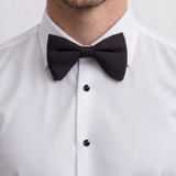 Black Grogram Bow Tie