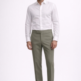 Green Jersey Travel Trousers