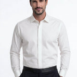 Plain Tuxedo Shirt