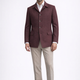 Burgundy Casual Jacket