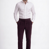 Burgundy Corduroy Trousers