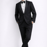 Peak Lapel Black Tuxedo Jacket