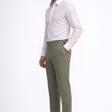 Green Jersey Travel Trousers