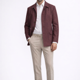 Burgundy Casual Jacket
