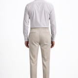Beige Winter Cotton Pants