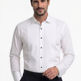 Pleated Tuxedo Shirt
