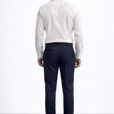 Navy Wool Suit Trousers