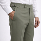 Green Jersey Travel Trousers