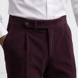 Burgundy Corduroy Trousers