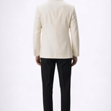 Shawl Lapel Ivory Tuxedo Jacket