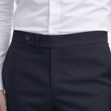 Navy Jersey Travel Trousers