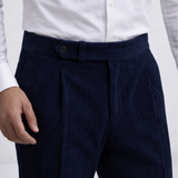 Navy Corduroy Trousers