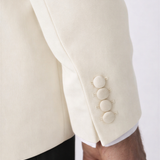 Shawl Lapel Ivory Tuxedo Jacket