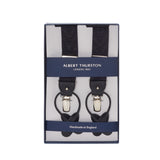 Black Grogram Suspenders